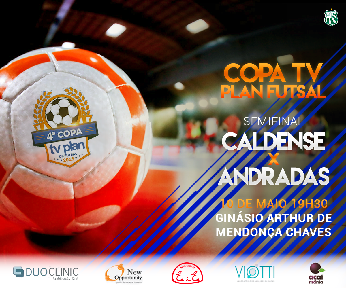 Futsal adulto enfrenta Andradas nesta quinta pela seminal da Copa TV Plan