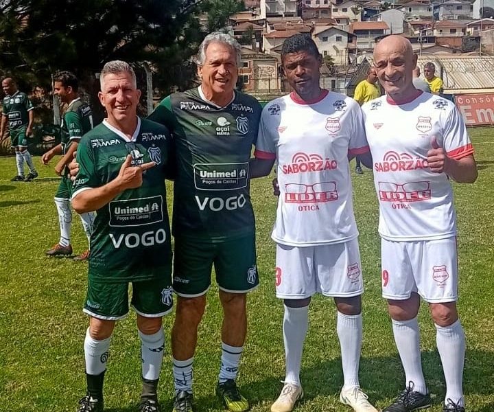 Caldense Master vence amistoso contra time de Varginha; Dia 10/09 equipe encara Ponte Preta no Ronaldão