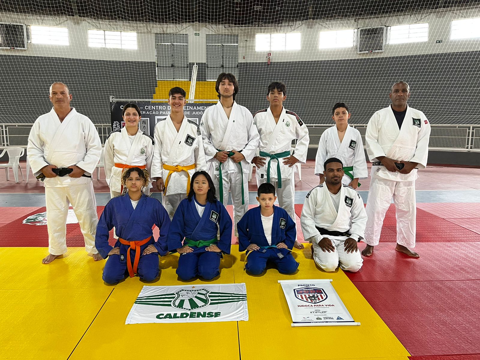 Judocas da Caldense participam de treino de alto rendimento da Federação Paulista de Judô