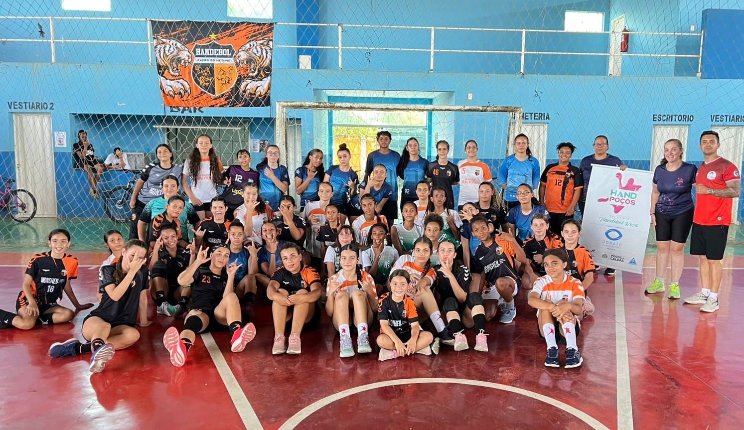 Caldense faz amistosos e inicia pré-temporada no handebol feminino