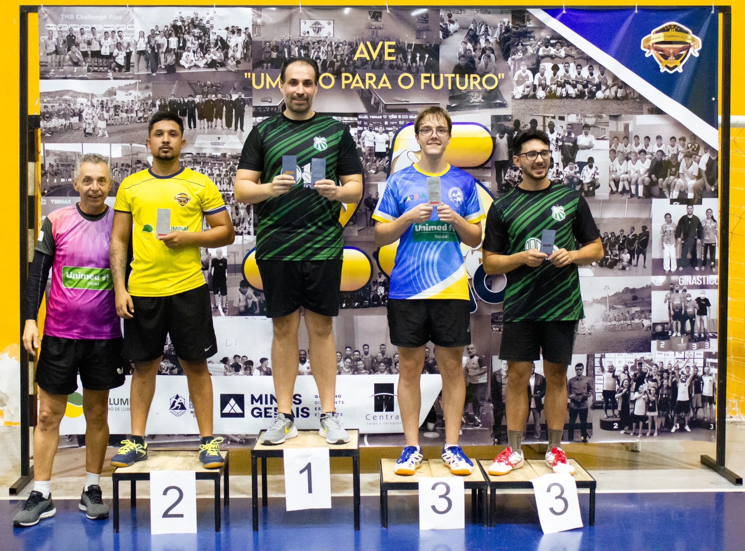 Atletas da Caldense brilham na 1ª etapa do Campeonato Mineiro de Tênis de Mesa