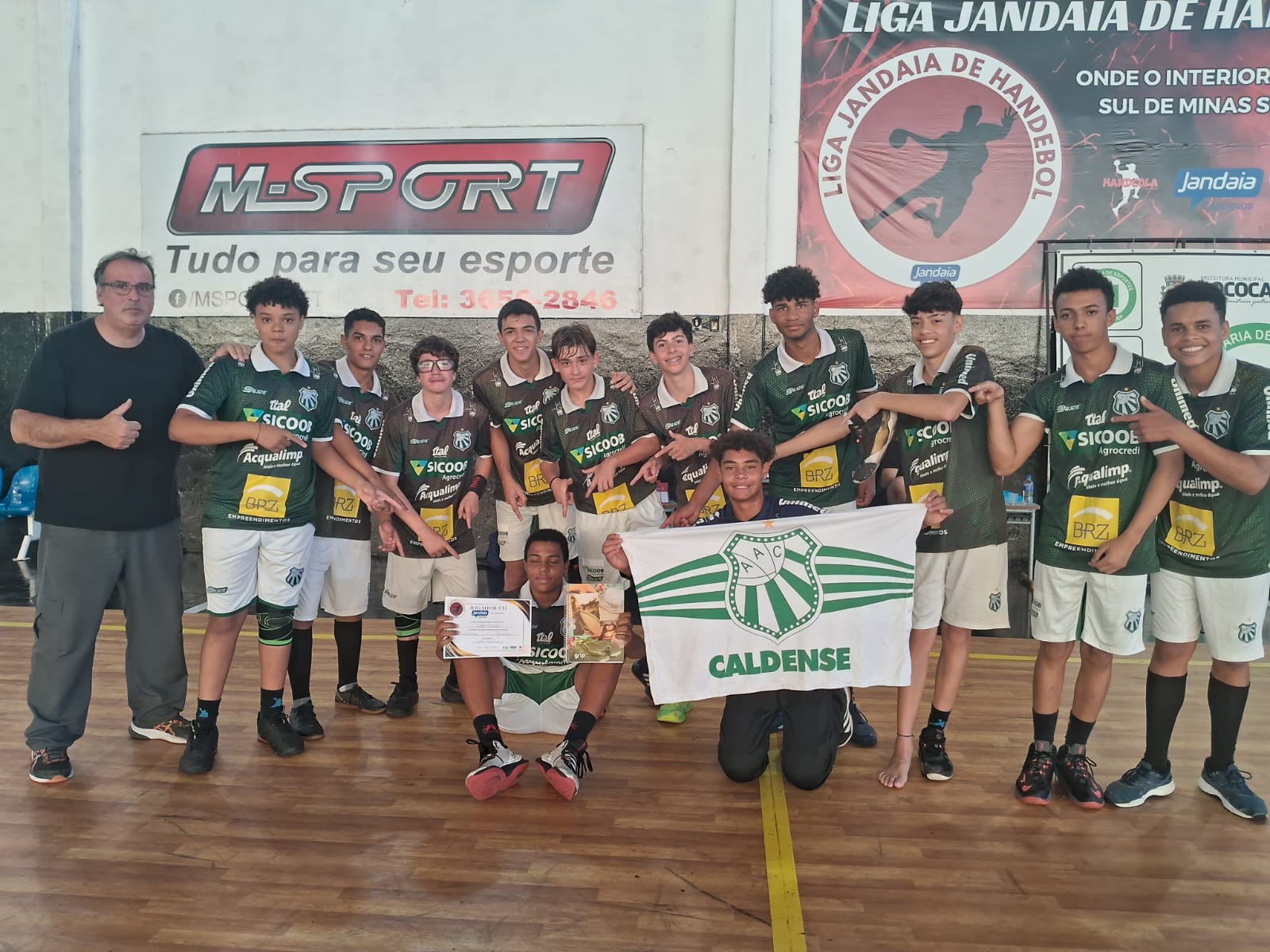 Handebol da Caldense disputa rodada da Liga Jandaia