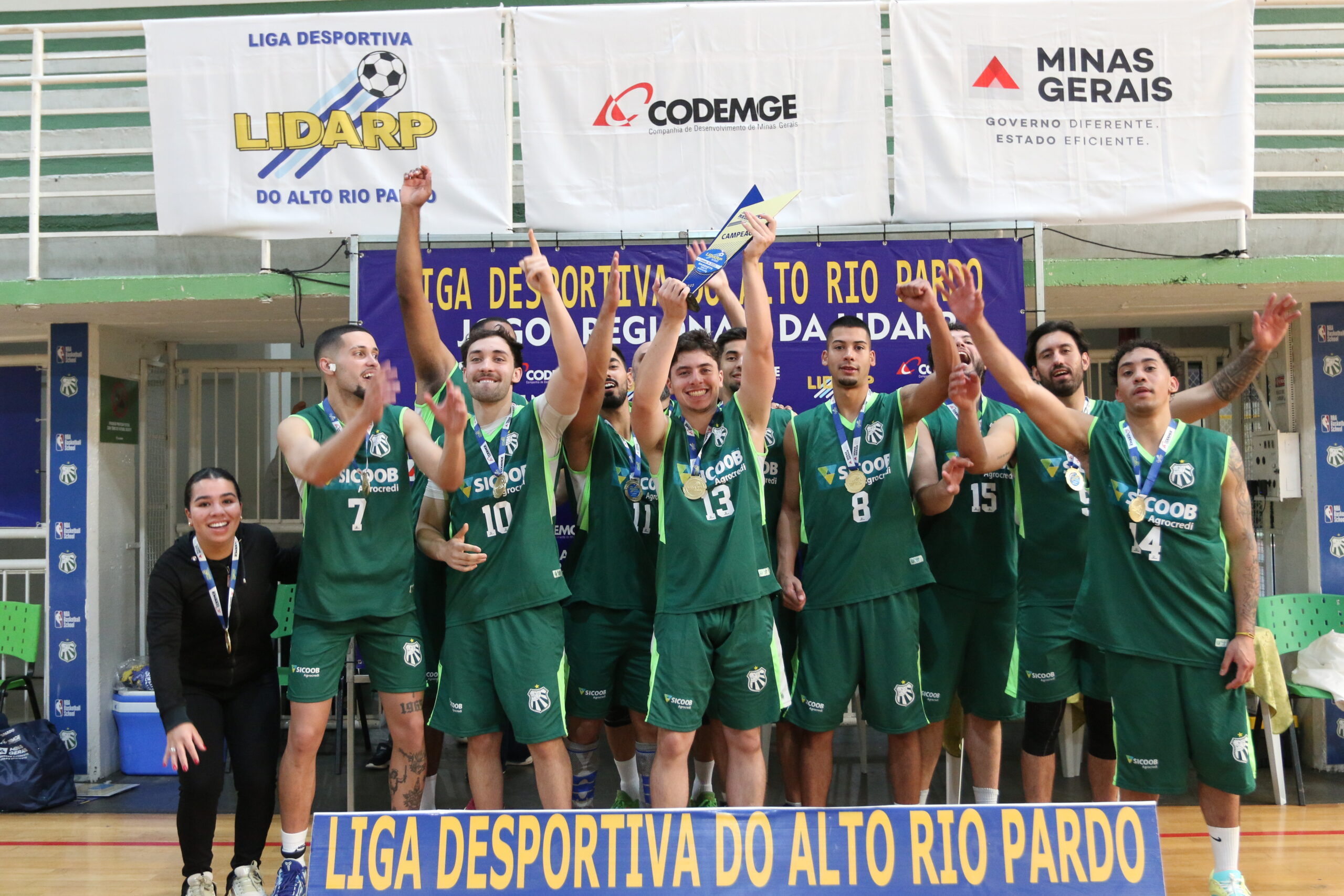 Caldense é campeã da Lidarp 2025 no Basquete Adulto Masculino