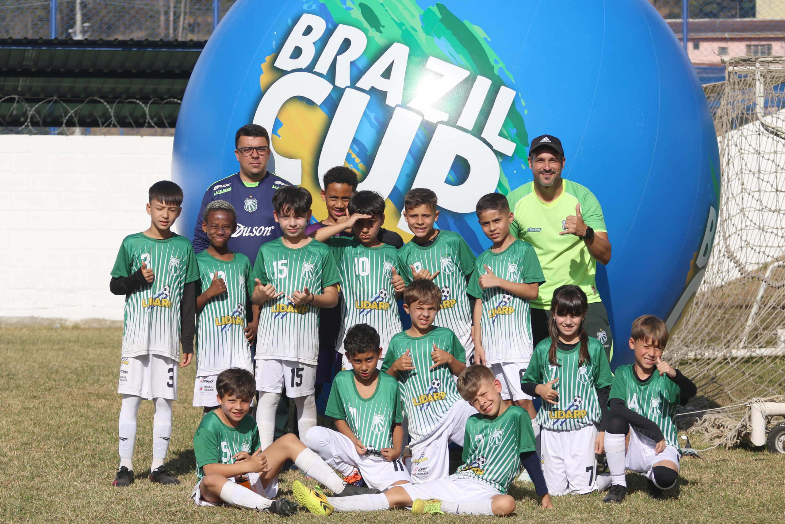 Caldense é vice-campeã da BrazilCup Sub-9 após final emocionante contra o Corinthians