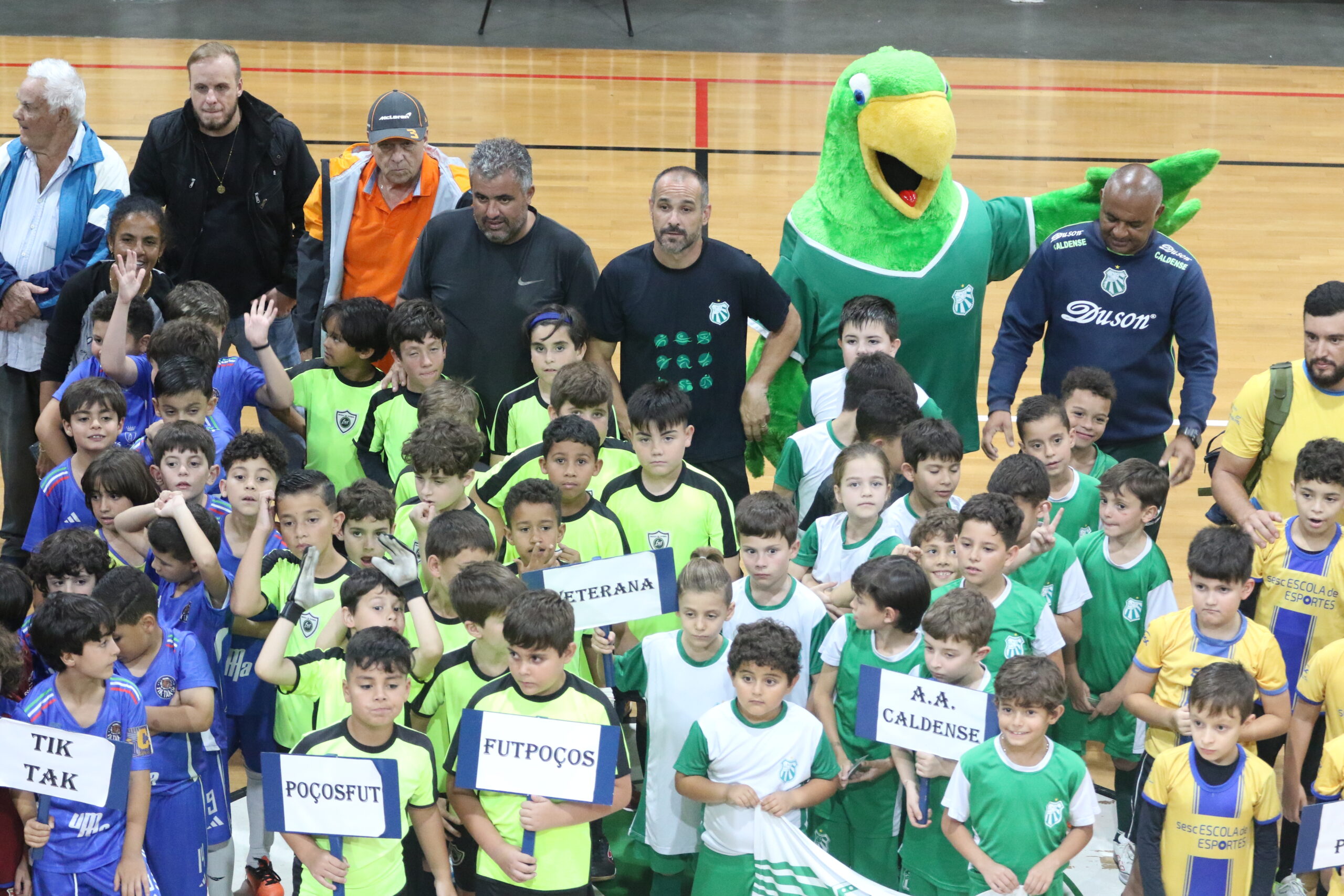 Associação Atlética Caldense é palco da abertura da 20ª Copa de Futsal Pré-Mirim Lázaro Walter Alvisi