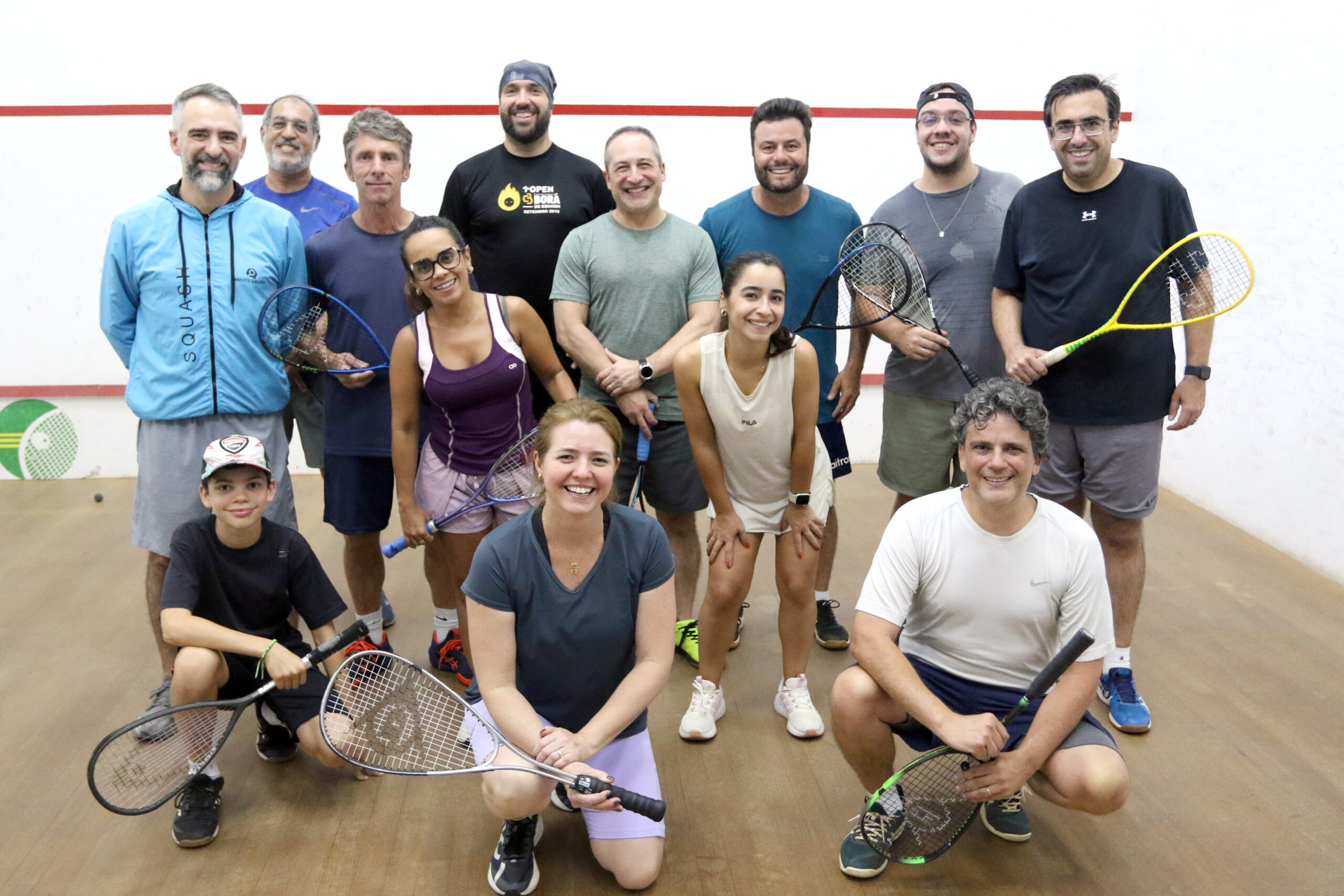 Clínica de Squash com Renato Gallego movimenta quadras da Caldense