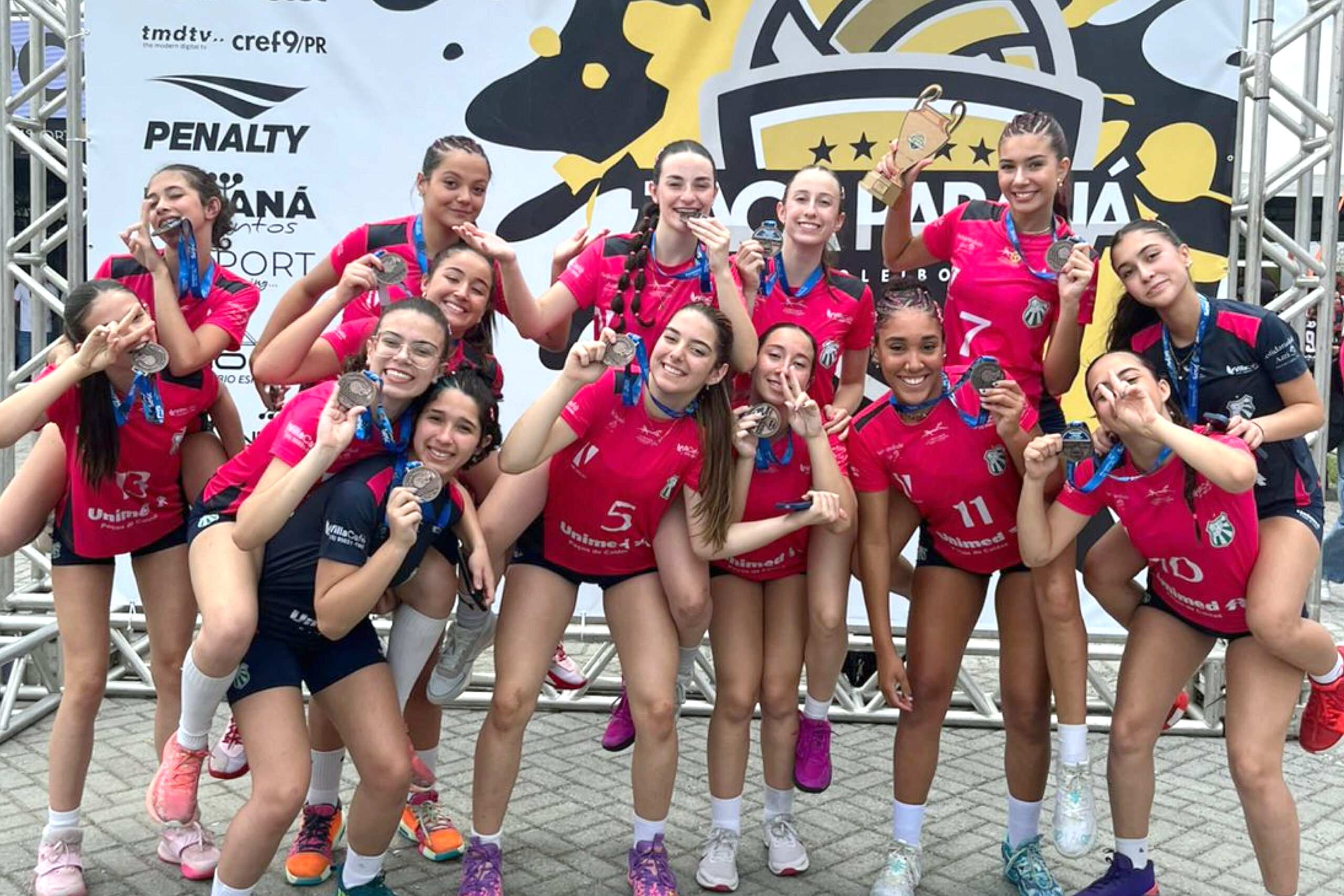 TEAM Vôlei Caldense conquista medalha de bronze na Taça Paraná na categoria Sub-17 feminino, Série Bronze