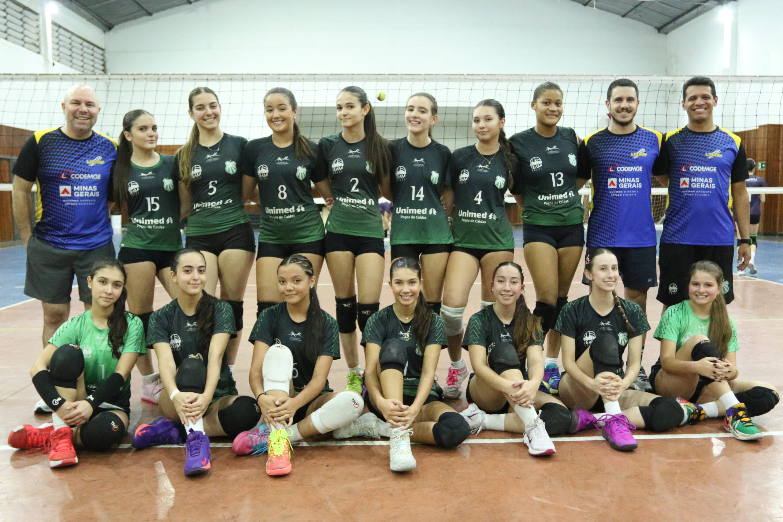 Sub-15 Feminino da Caldense avança às semifinais da Lidarp com grande vitória