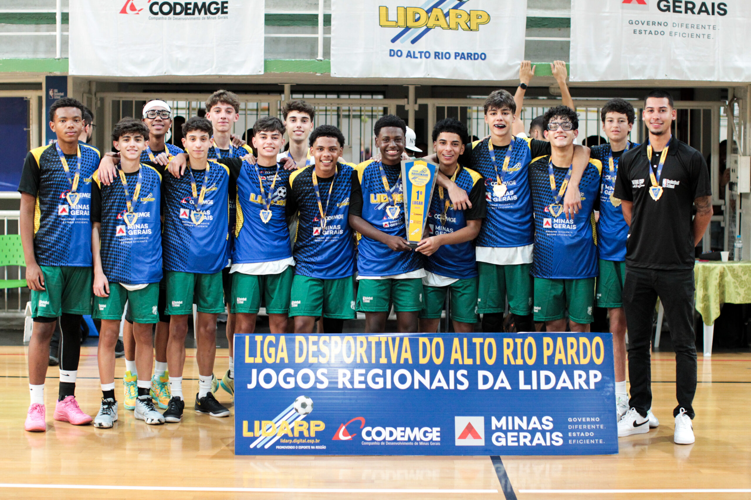 Basquete Sub-15 da Caldense conquista o título da Lidarp