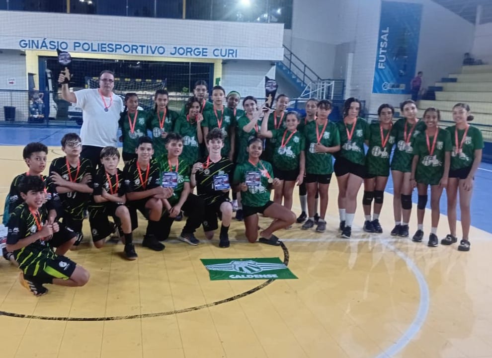 Handebol da Caldense conquista vice-campeonatos e destaques individuais nas categorias Mirim