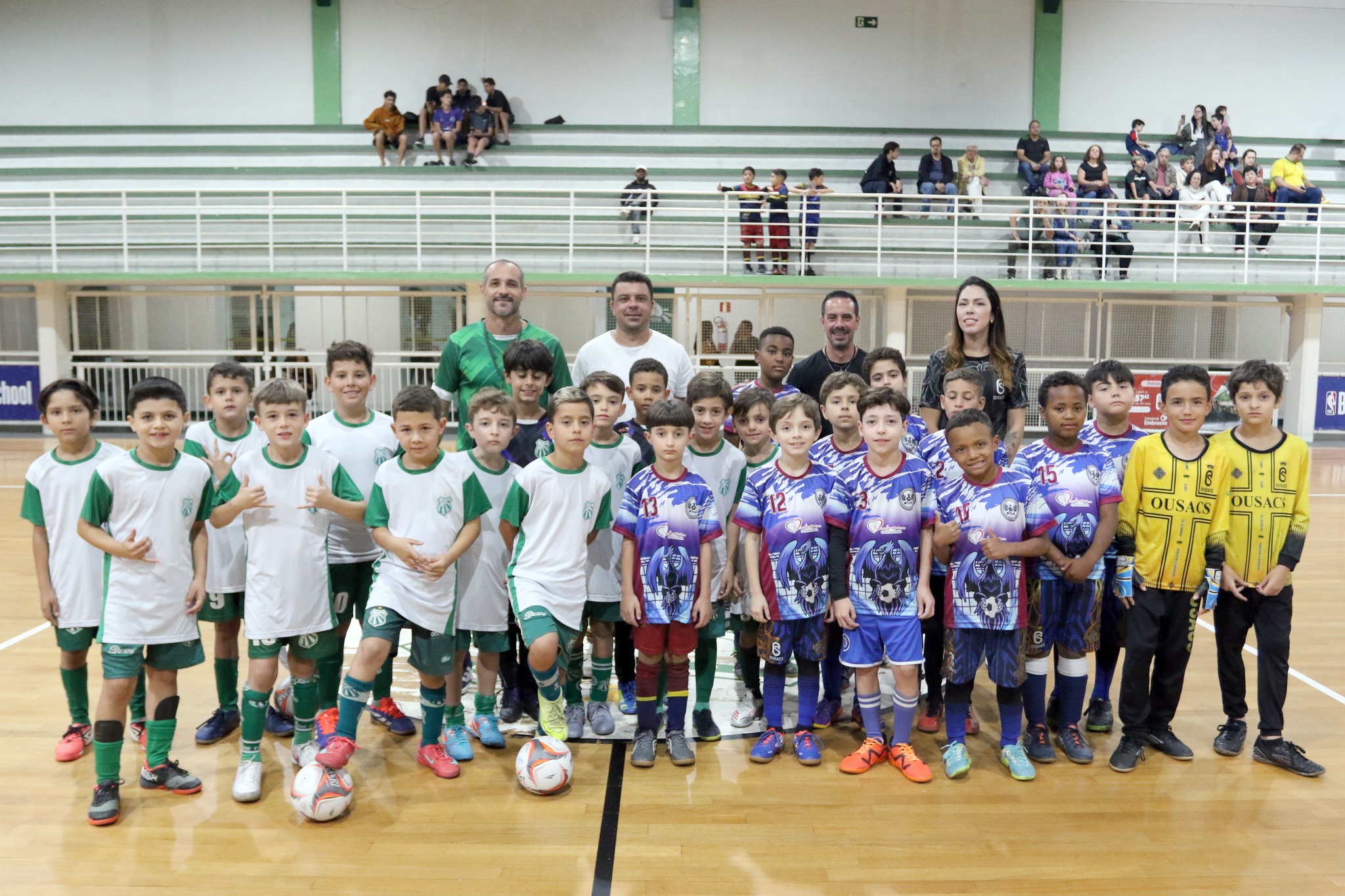 Caldense promove integração no futsal infantil em amistoso com o Ousacs