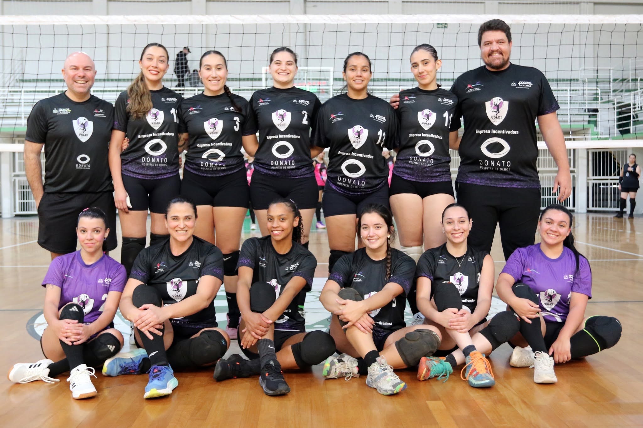 Equipe Caldense/Expansão vence na estreia em casa pela Liga Sanjoanense de Voleibol