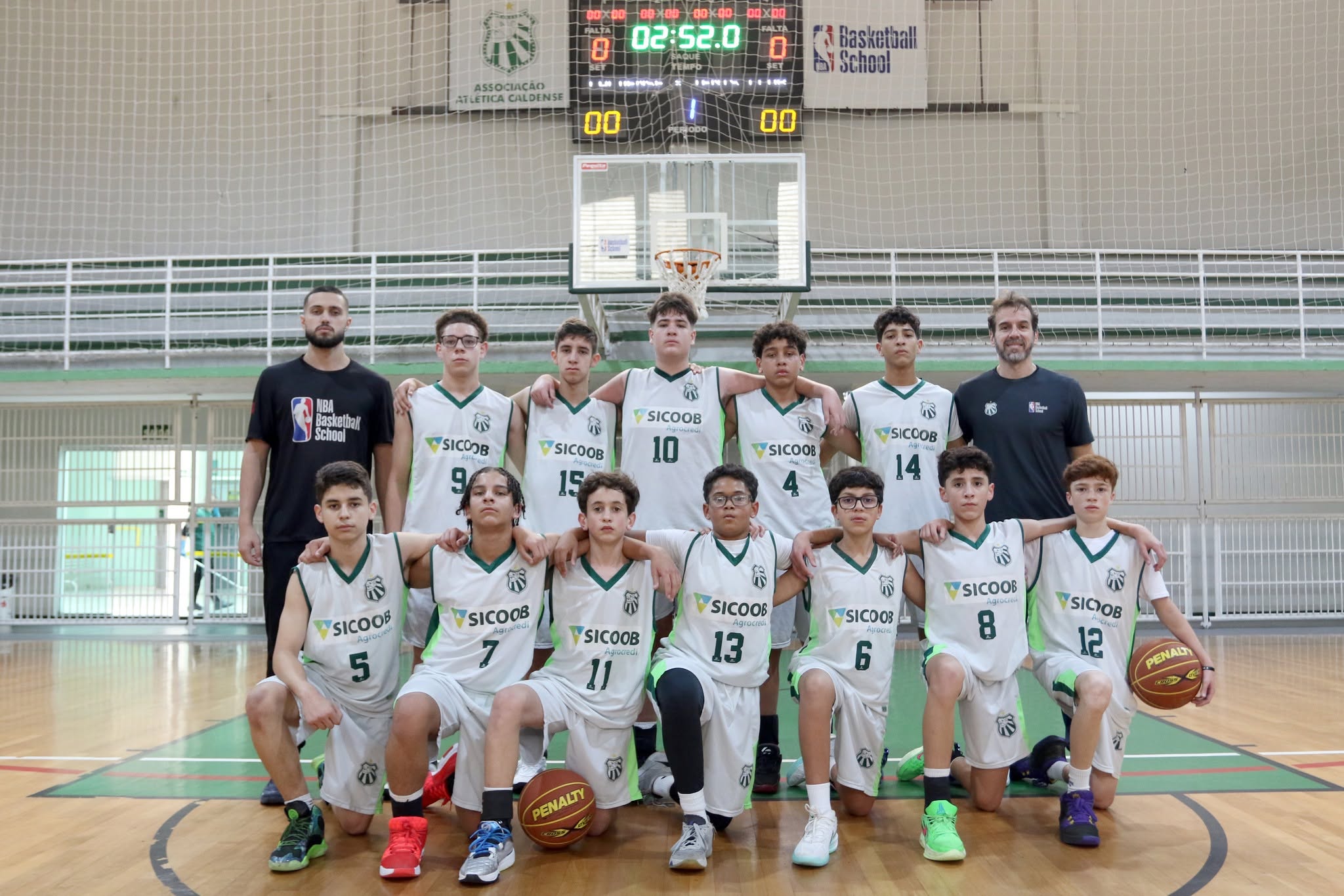 Basquete Sub-14 da Caldense faz duelo equilibrado contra o TC Campinas pela ARB