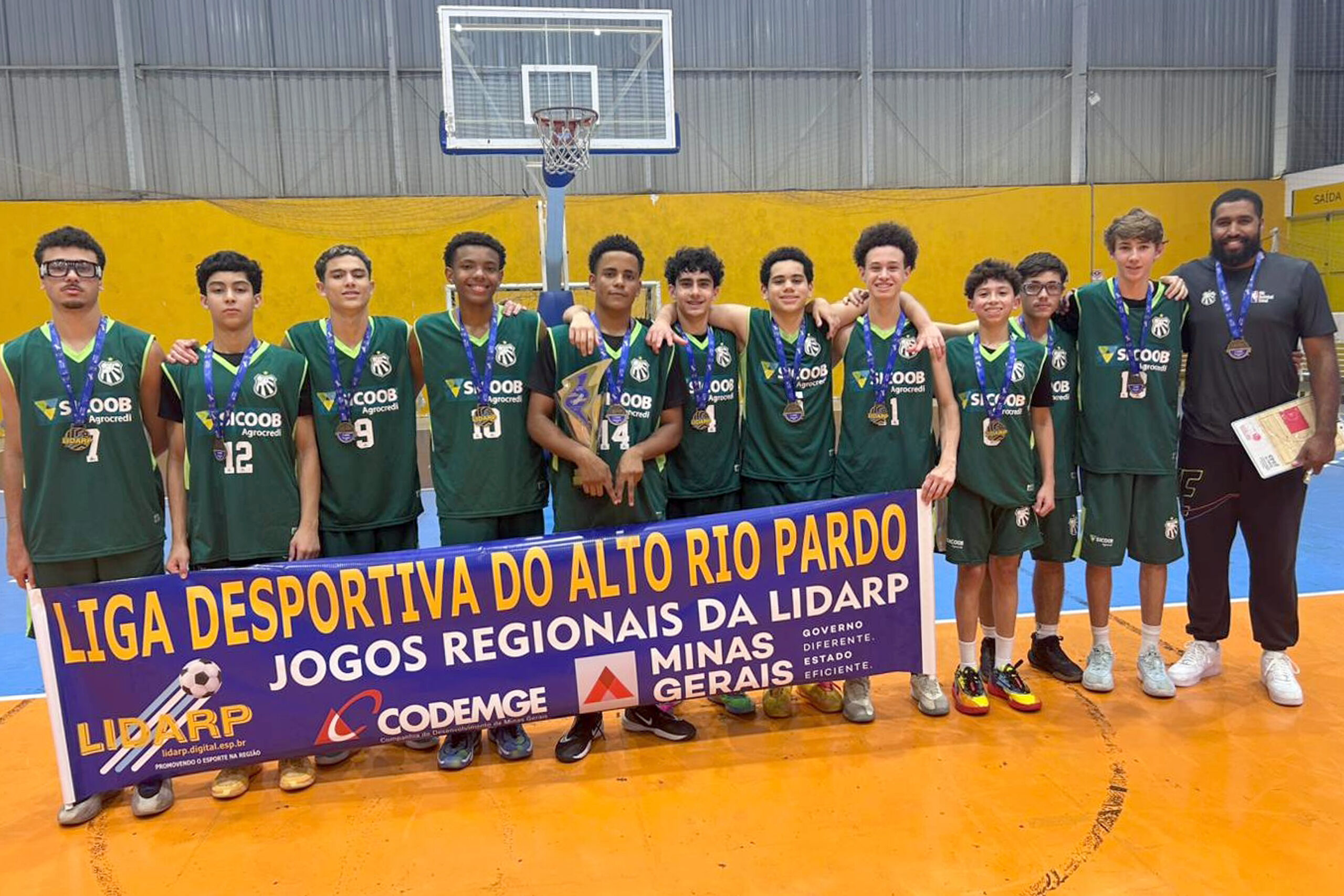Basquete Masculino Sub-17 da Caldense conquista medalha de bronze na Lidarp 2026