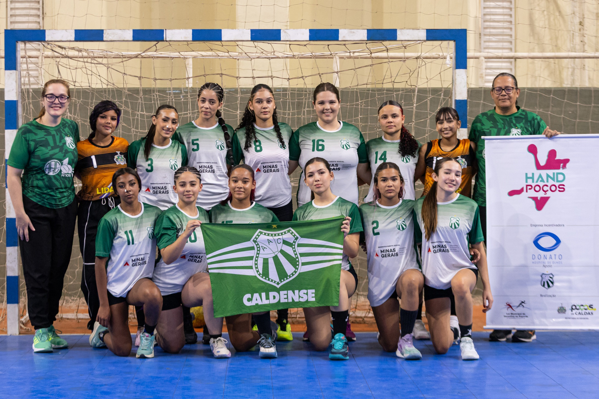 Caldense faz história e garante vaga na final do mineiro juvenil feminino de handebol