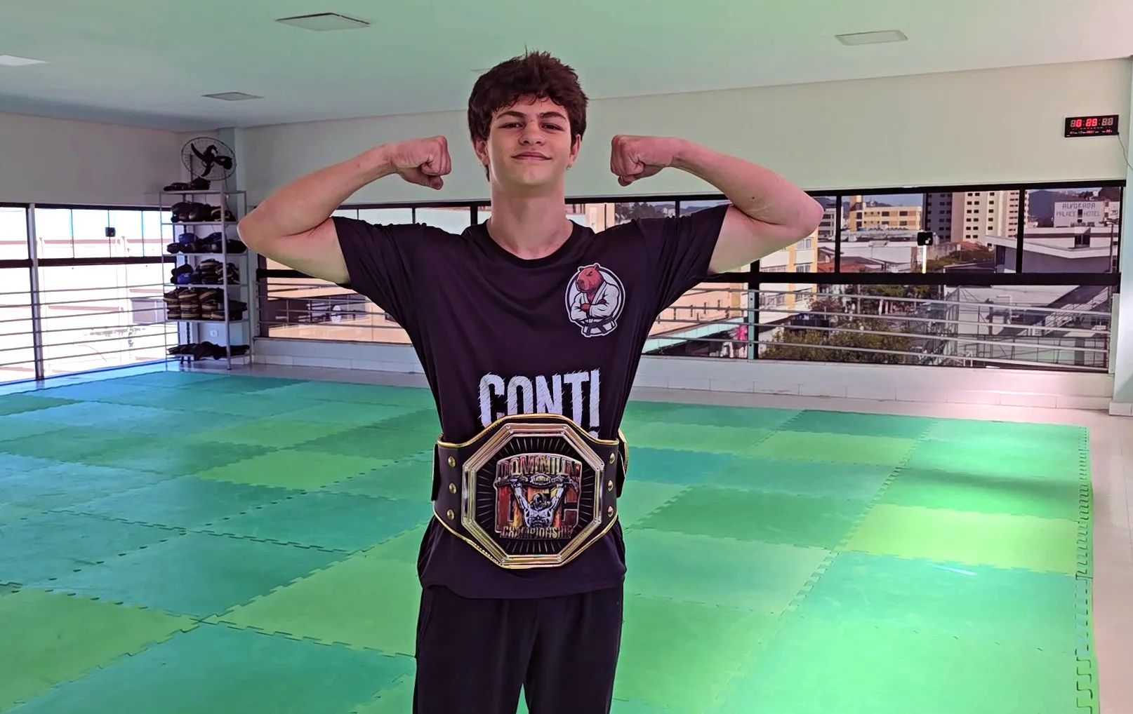 Gabriel Zaidan coloca cinturão em jogo no Dominium Fight MMA