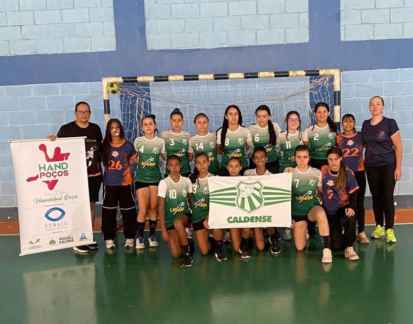 Caldense/Poços vence todas as partidas da 2ª Etapa da Liga Sul Minas de Handebol Infantil