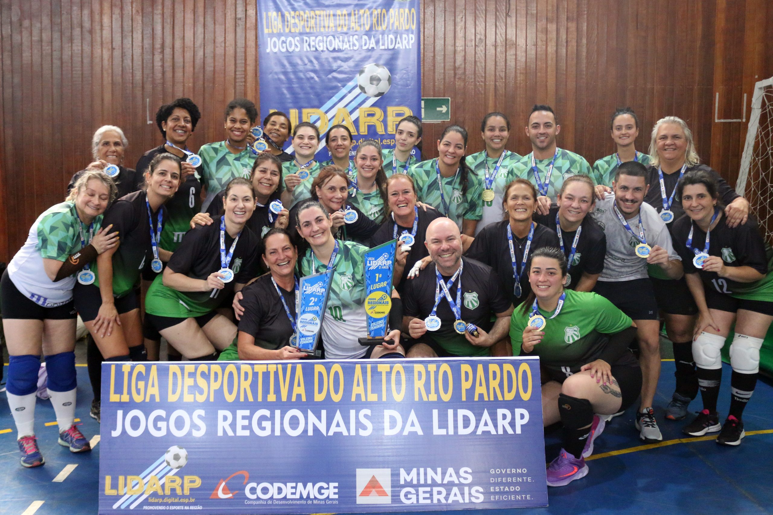 Times de vôlei Adulto e Master da Caldense fazem dobradinha na final da LIDARP 2024