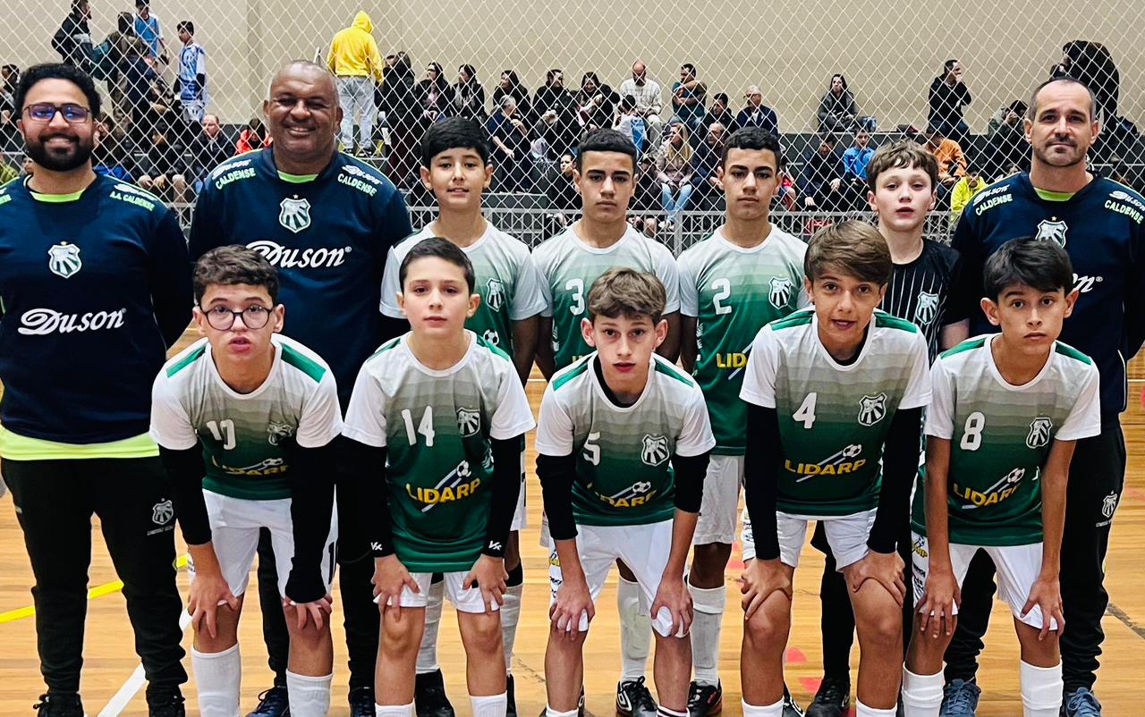 Caldense estreia com vitória no Campeonato Municipal de Futsal Sub-13