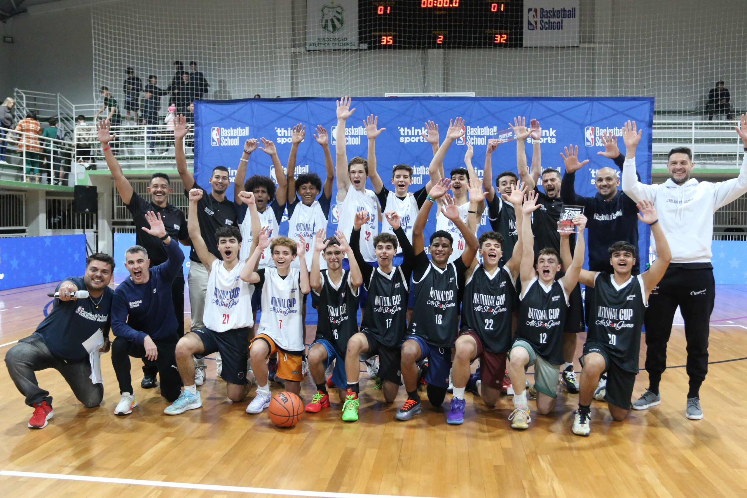 All-Star Games celebra o basquete e exalta a força da Caldense no ano do centenário