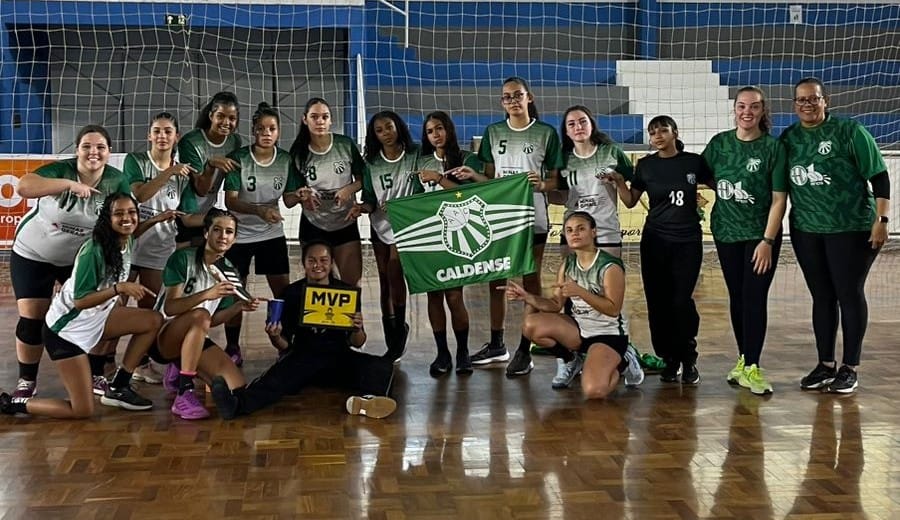 Handebol feminino da Caldense conquista 3º lugar no Campeonato Mineiro Juvenil em Ouro Fino