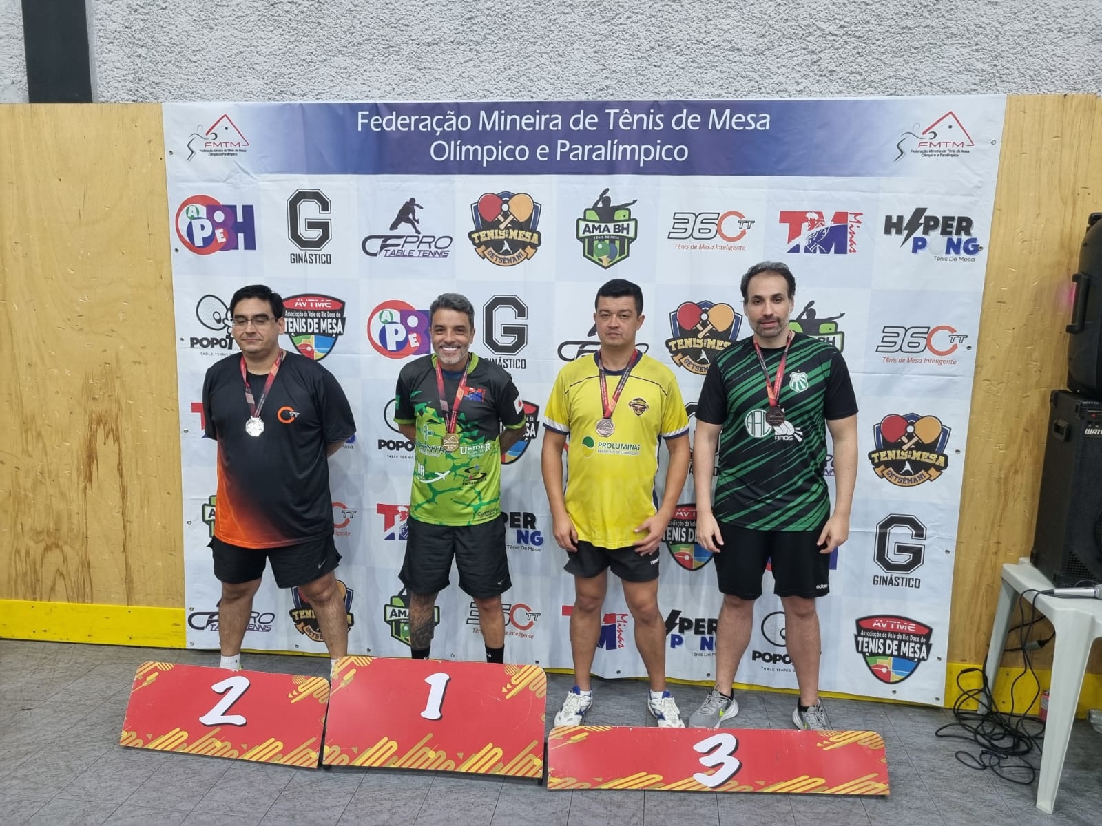 Atletas da Caldense conquistam pódio na etapa de Contagem do Campeonato Mineiro de Tênis de Mesa