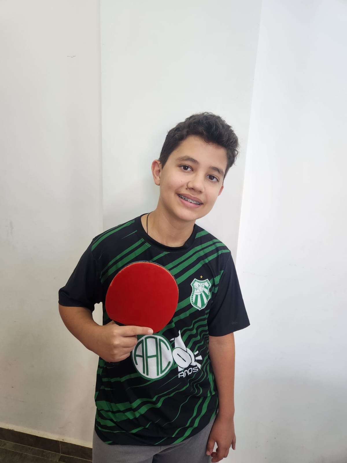 Atleta da Caldense conquista Top 5 no JEMG de Tênis de Mesa