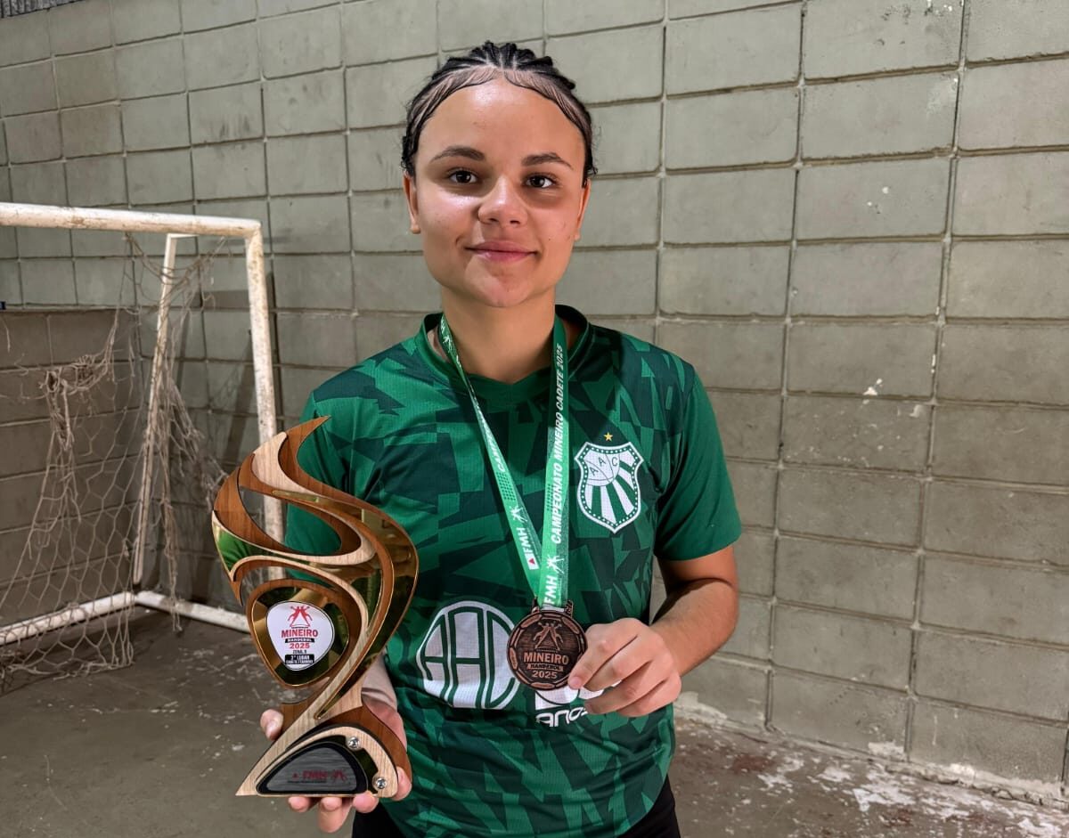 Gabriella Campos -Destaque do handebol da Caldense irá atuar por clube capixaba
