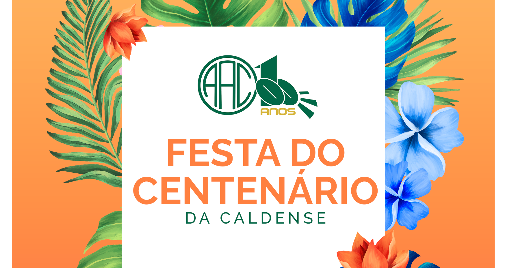 Festa de 100 anos da Caldense terá tema havaiano