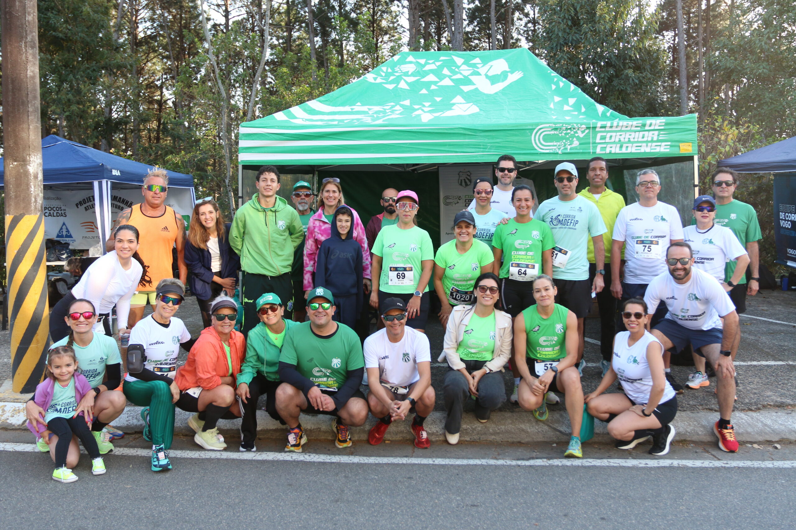 Clube de Corrida Caldense participa da 6ª Corrida da Adefip