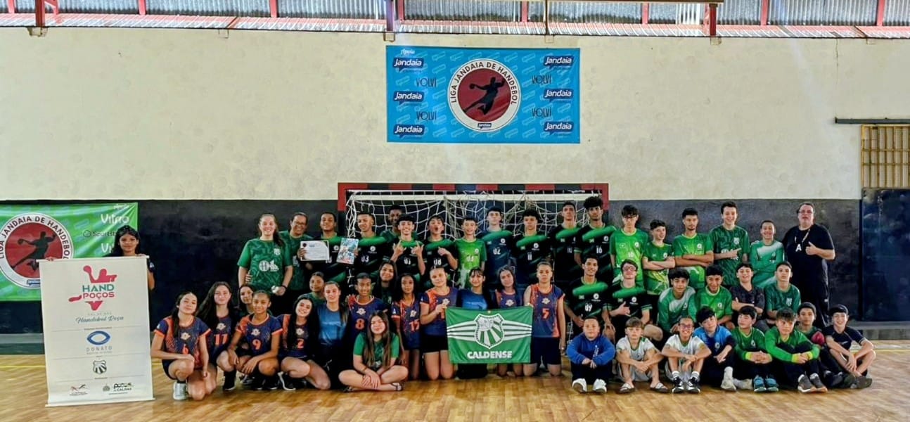 Handebol da Caldense segue em destaque com vitórias e prêmios individuais em competições estaduais