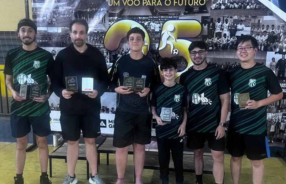 Atletas da Caldense se destacam no Campeonato Mineiro de Tênis de Mesa em São Bento Abade