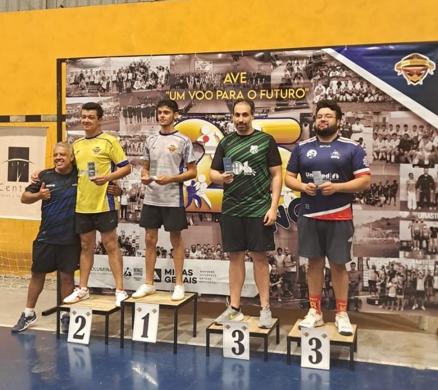 Caldense conquista pódios na Etapa do Campeonato Mineiro de Tênis de Mesa em Varginha