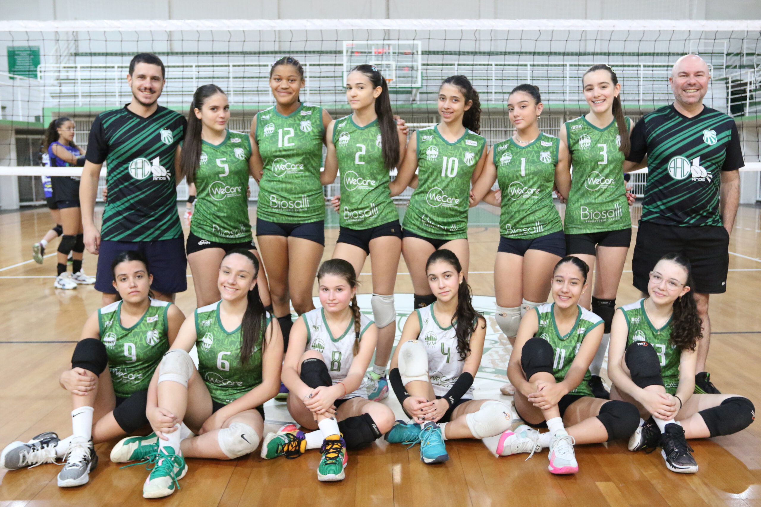 Sub-15 Feminino da Caldense conquista virada emocionante pela Copa Regional de Voleibol
