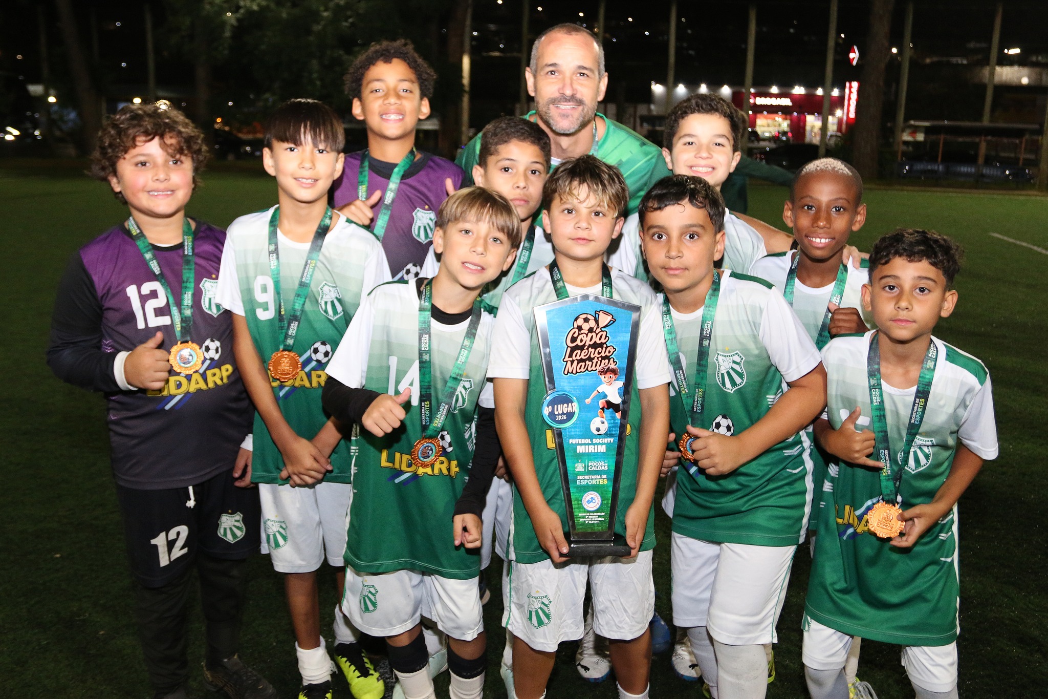 Veterana é a quarta força da Copa Laércio Otávio Martins de Futebol Society Mirim