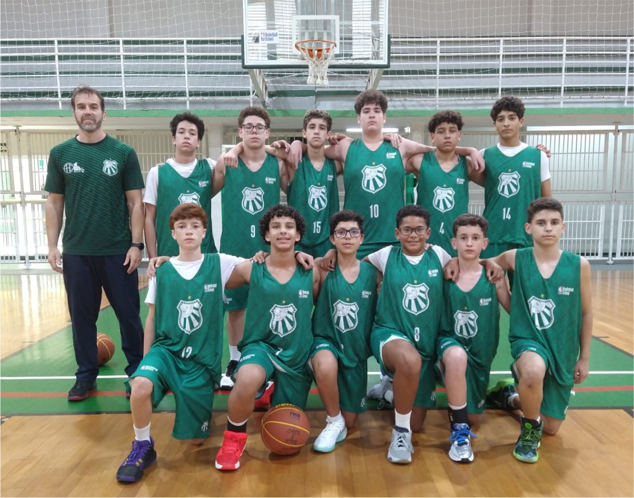 Basquete Masculino Sub-14 da Associação Atlética Caldense vence em casa