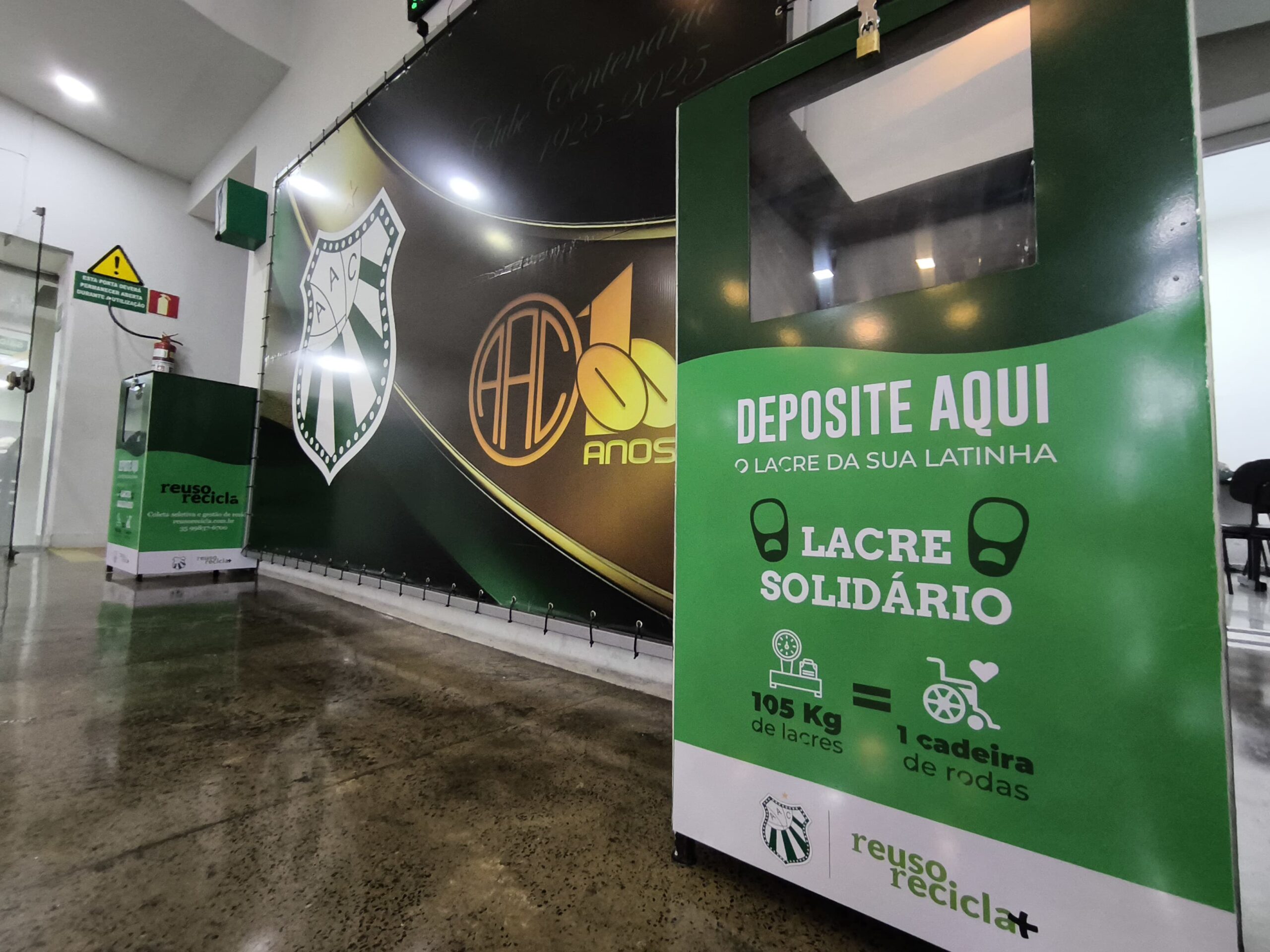 Campanha “Lacre Solidário” segue ativa na Caldense e realiza nova doação