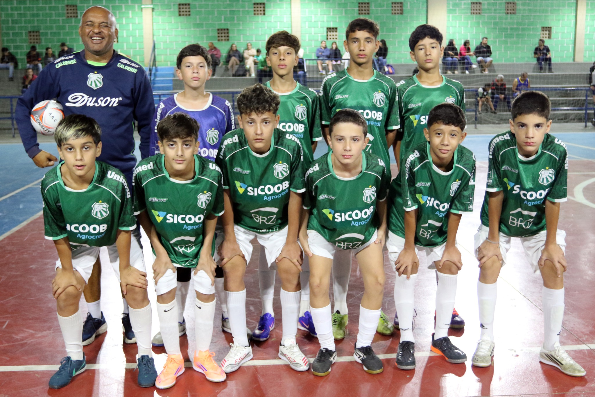 Futsal Sub-13 da Caldense avança em primeiro lugar no grupo C do Campeonato Municipal de 2026
