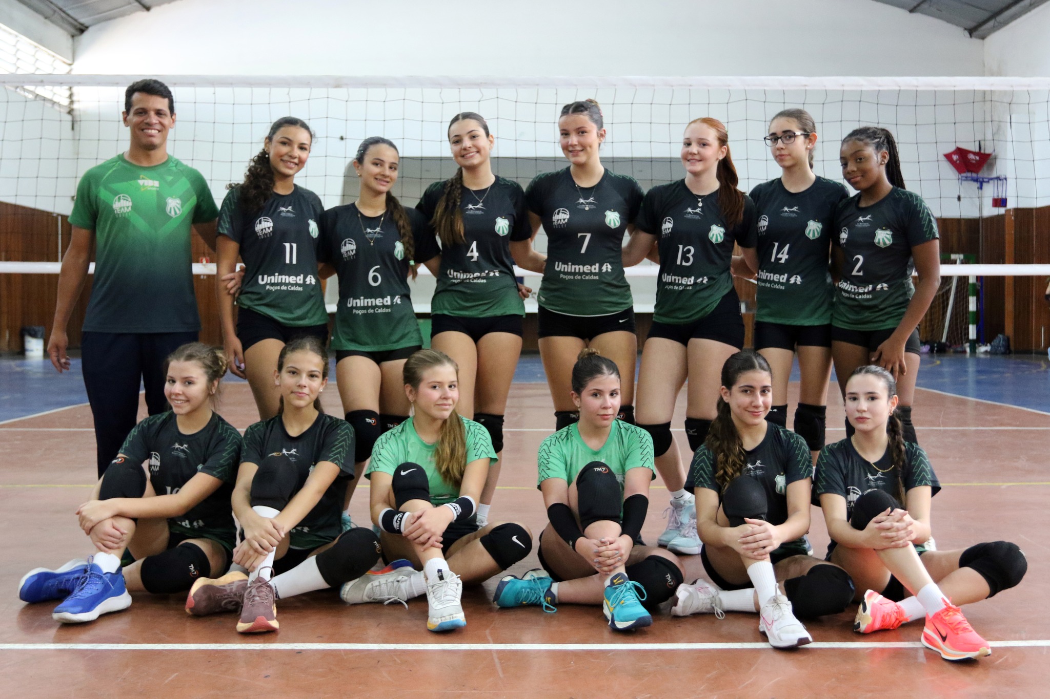 Sub-15 Feminino de Vôlei da Caldense atua em jogos pela Liga Campinas no fim de semana