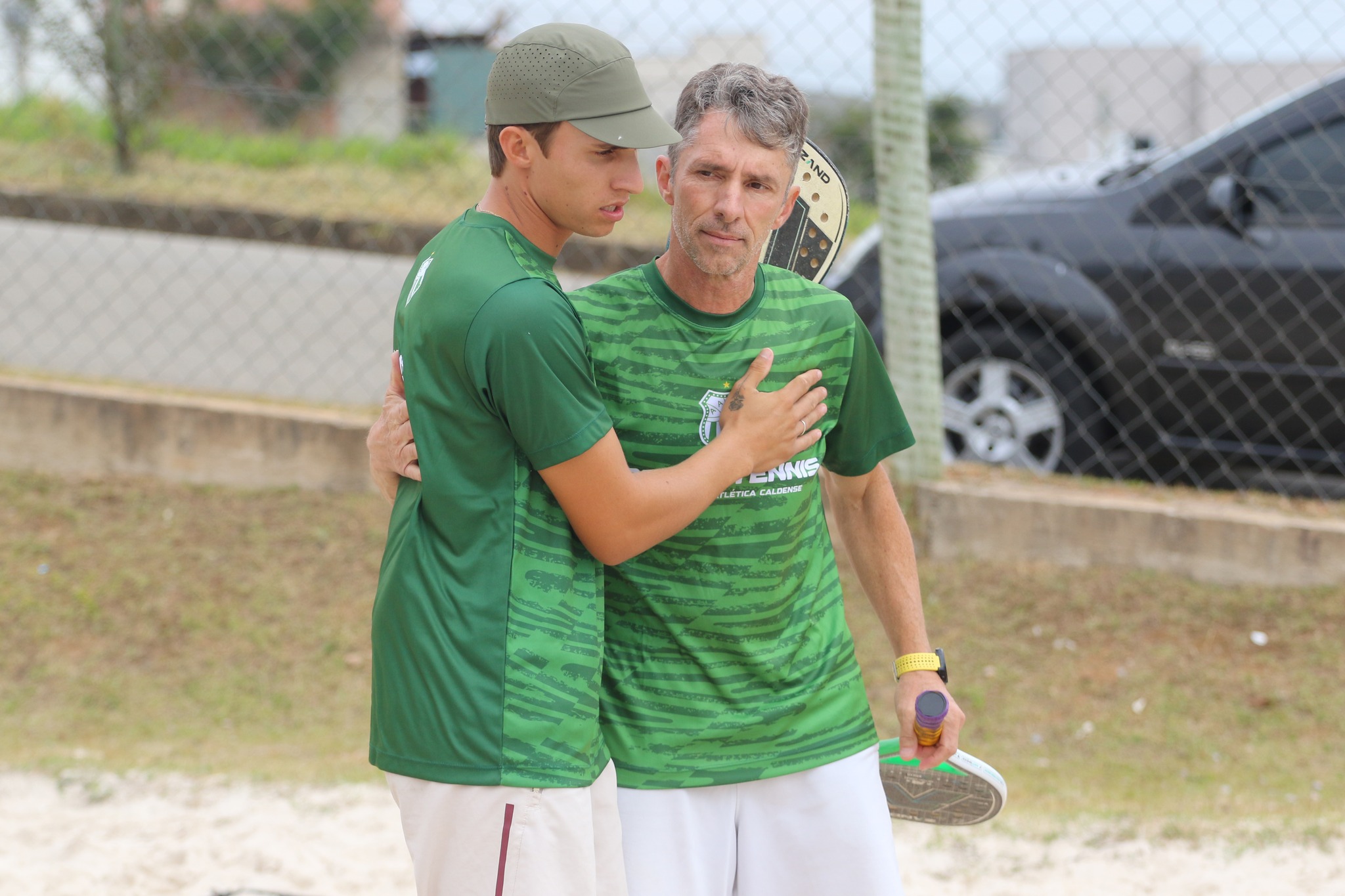 Duplas de Beach Tennis da Caldense participam da Olimtra; masculino conquista quarto lugar
