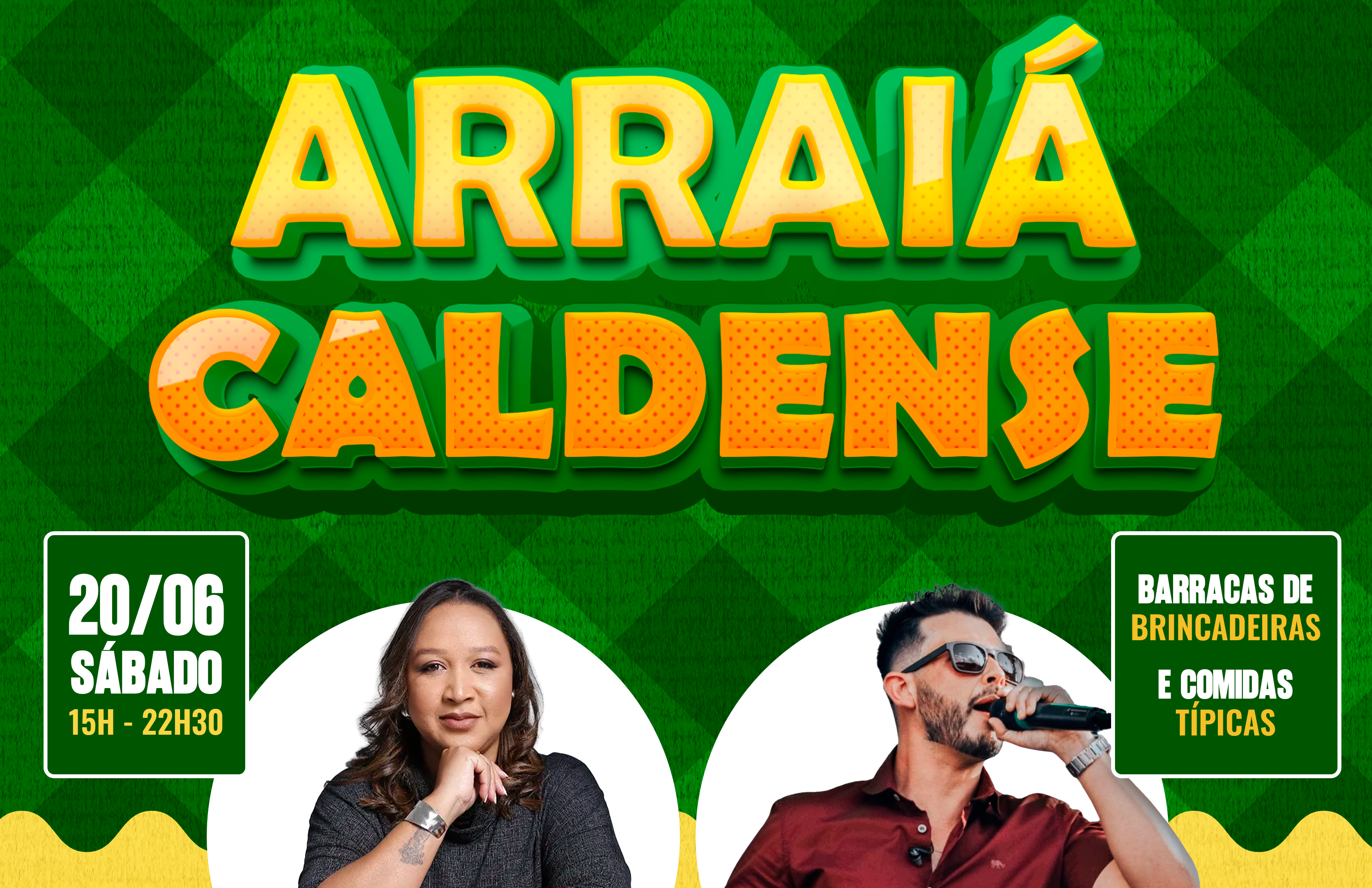 Arraiá Caldense 2026 promete muita música, diversão e solidariedade