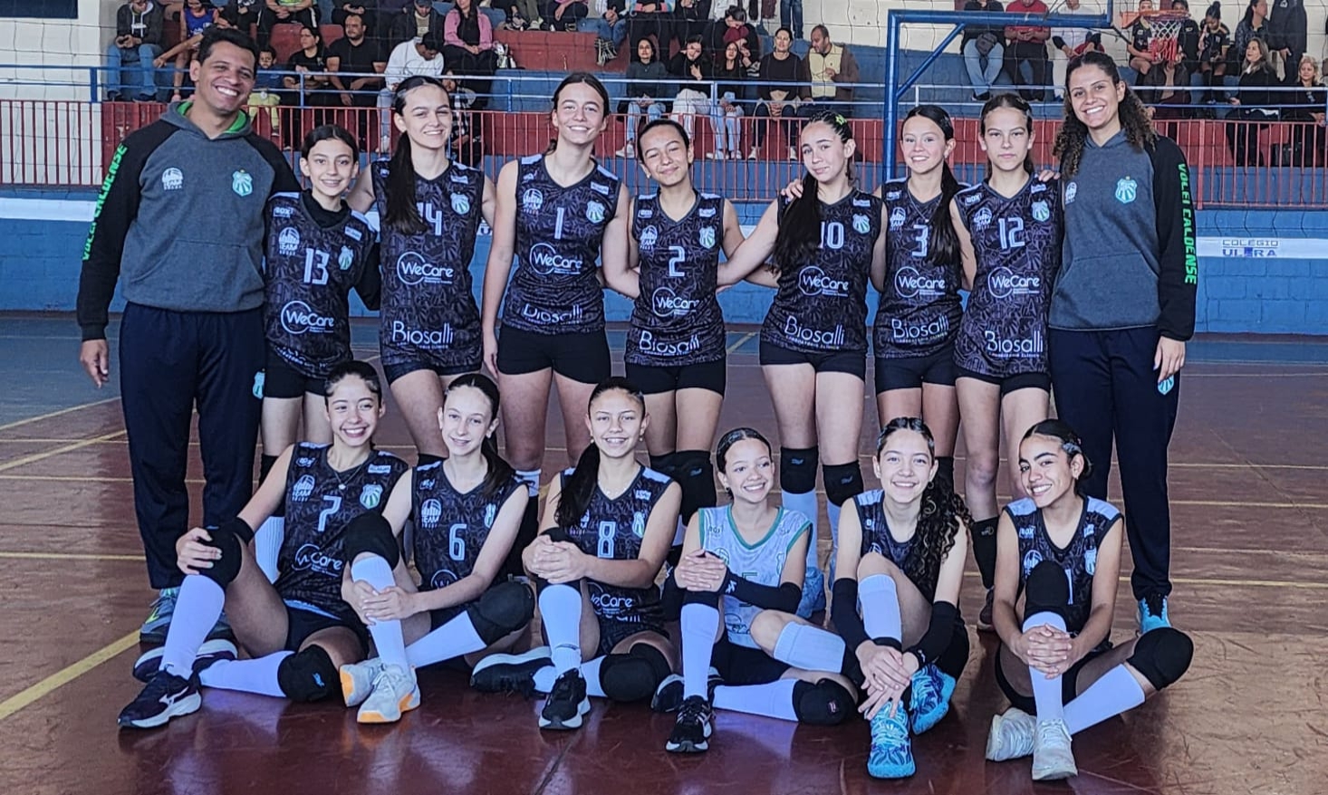 Sub-13 Feminino de Vôlei da Caldense segue invicto nos Jogos Regionais da Lidarp