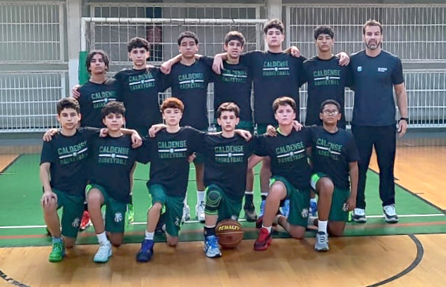 Sub-14 da Caldense enfrenta Sesi Piracicaba pela Associação Regional de Basquete