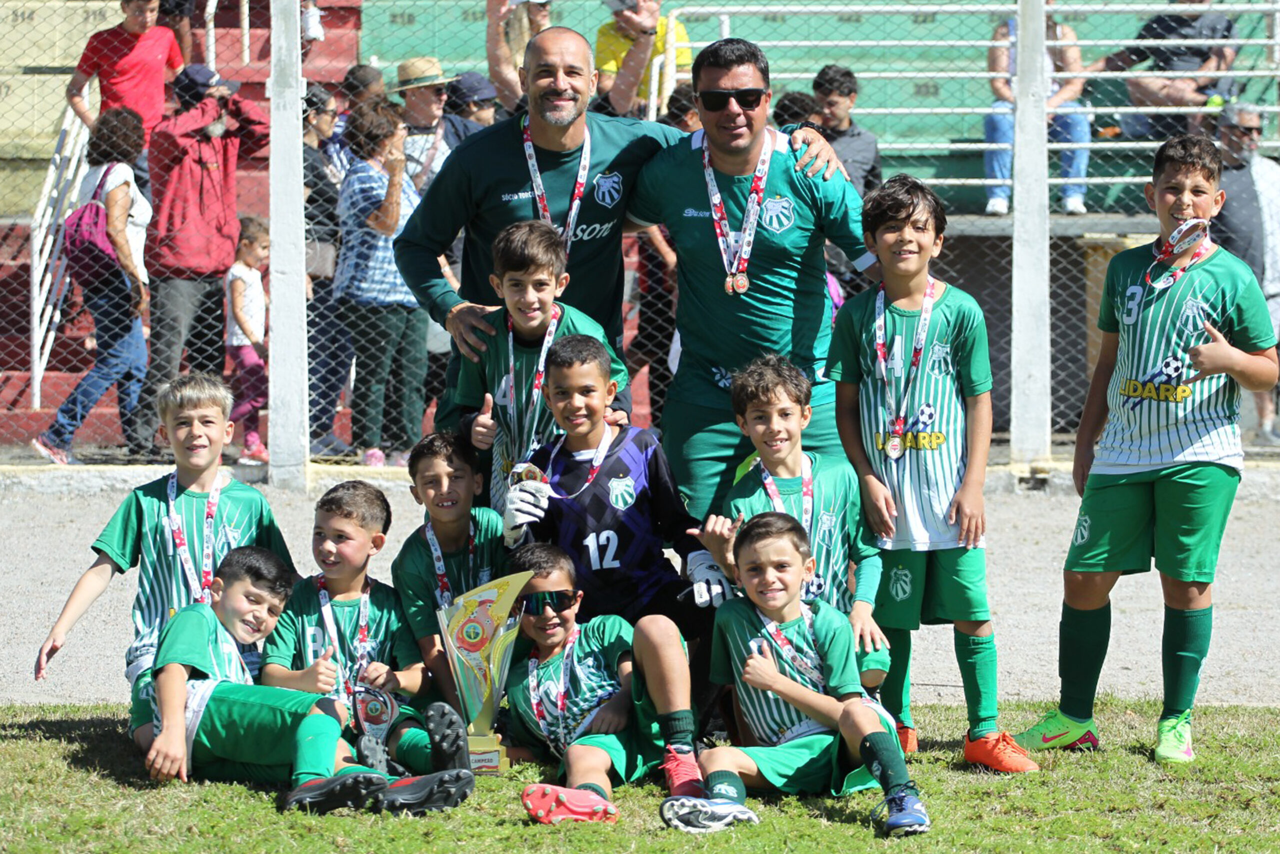 Sub-9 da Caldense conquista o título da Taça Poços de Caldas de Futebol de Campo