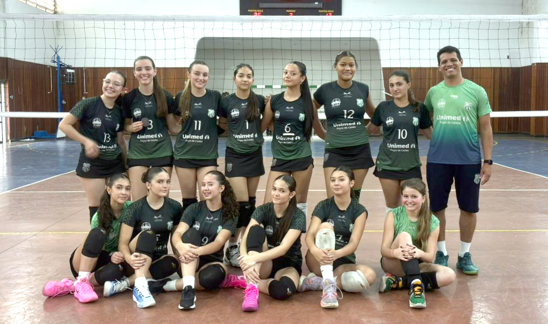Caldense Sub-17 de Vôlei Feminino vence Guaratinguetá pela Liga Campinas