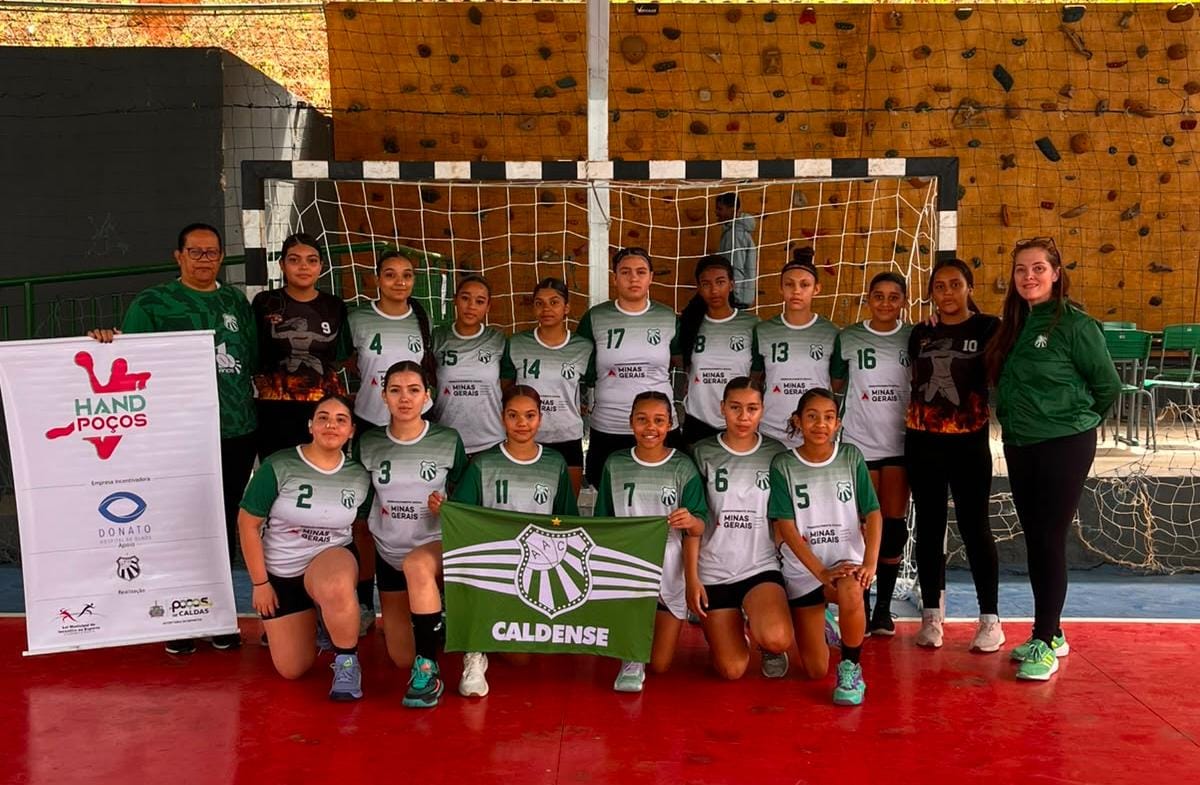 Handebol feminino da Caldense estreia com duas vitórias na Liga Minas