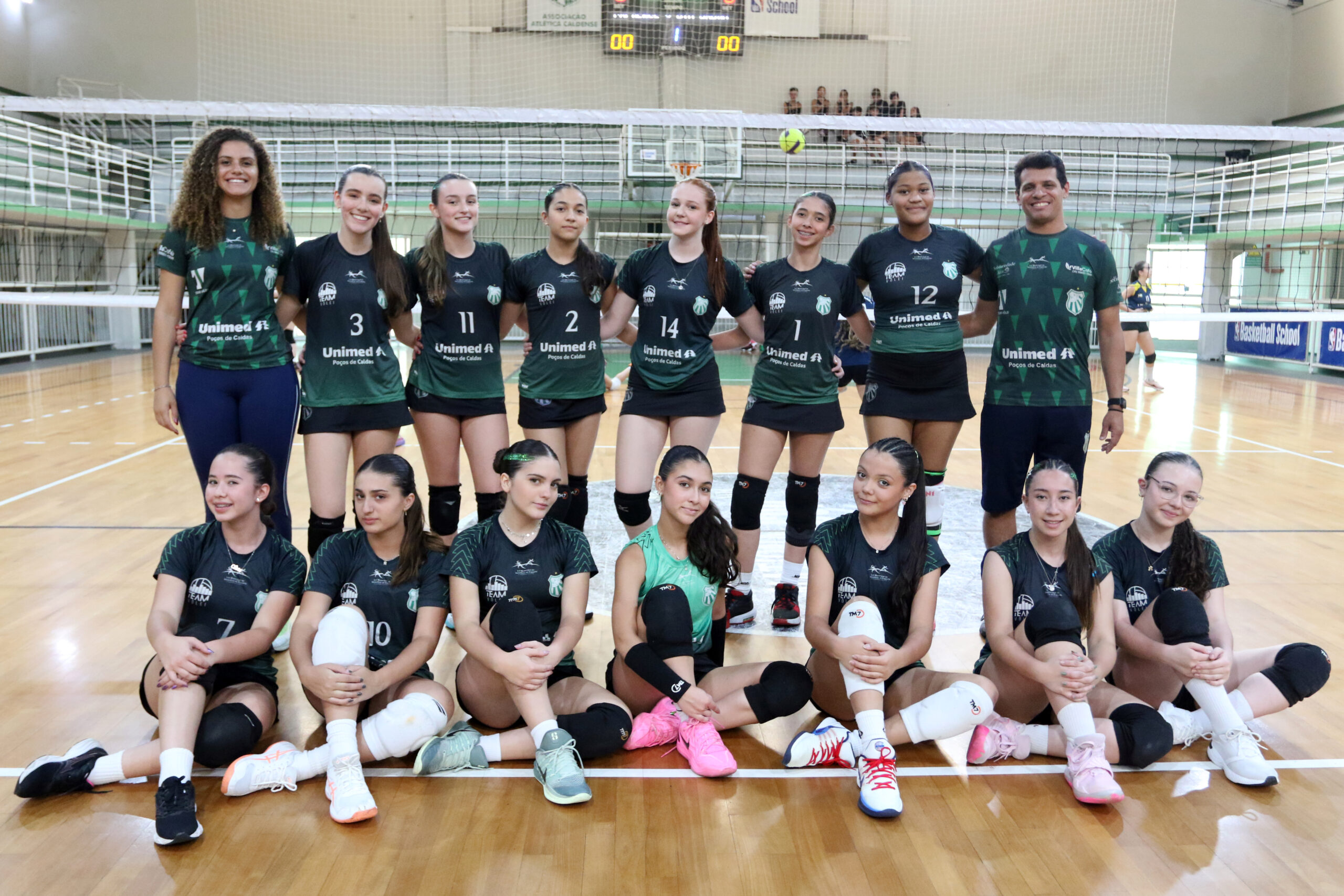 Caldense Sub-17 Feminino vence São José do Rio Pardo e soma mais um triunfo na Liga Campinas de Voleibol