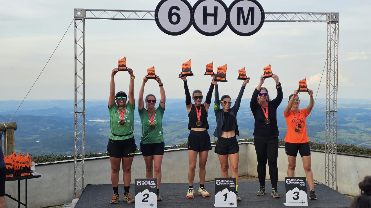 Atletas da Caldense conquistam 2º lugar no Desafio 6 Horas de Montanha